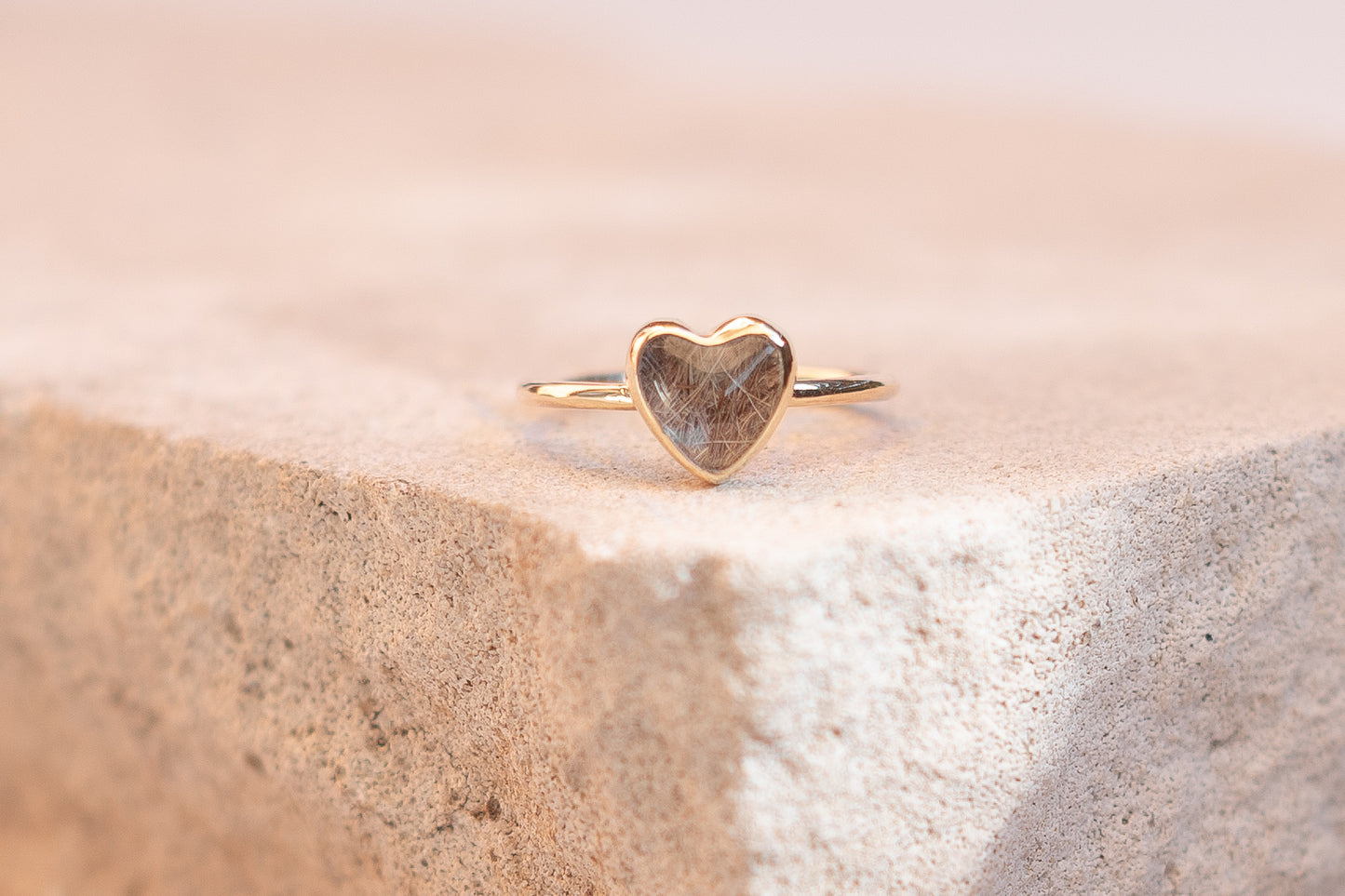 Filigraner Herz Ring