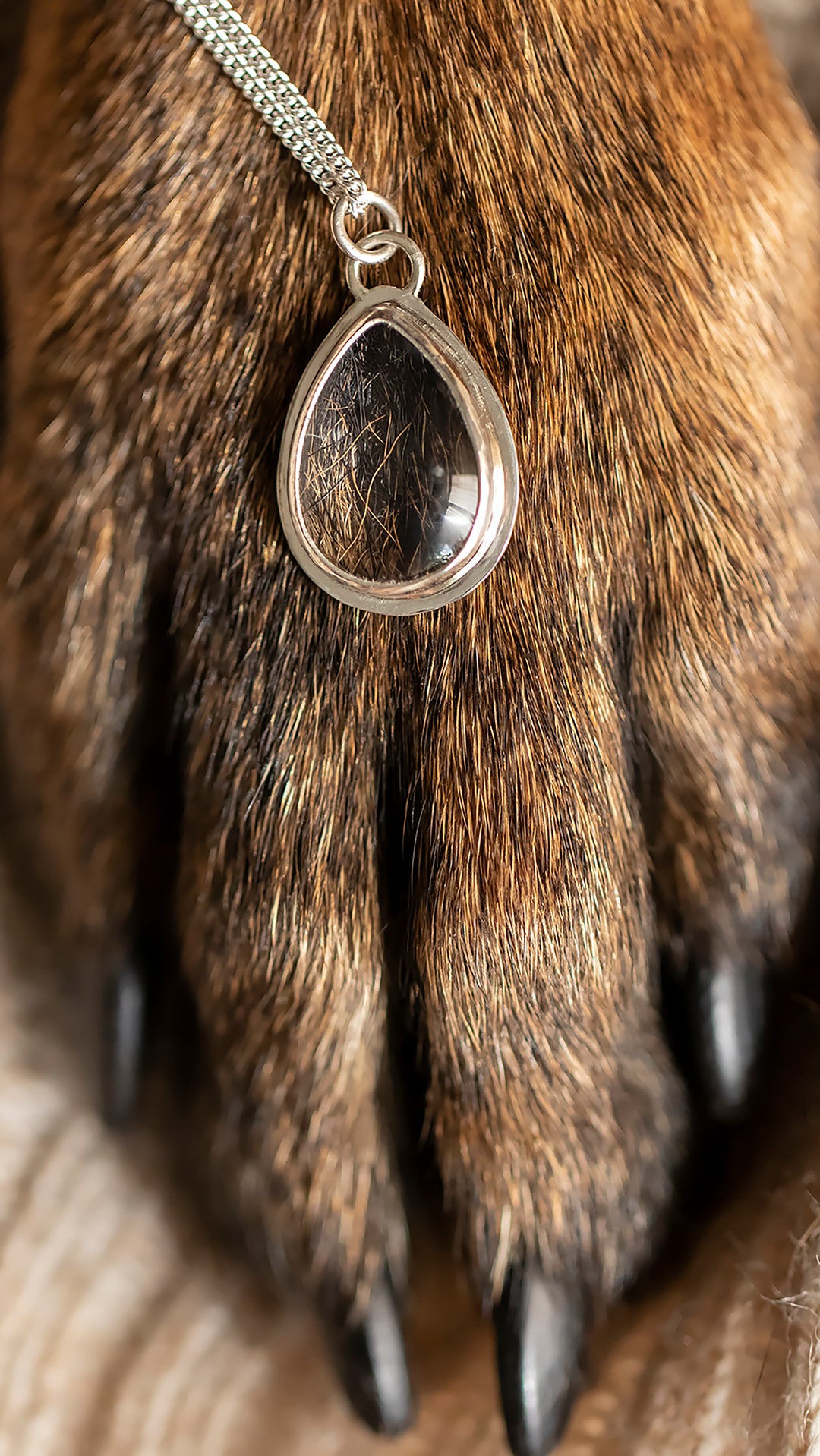 Kettenanhänger Tropfen