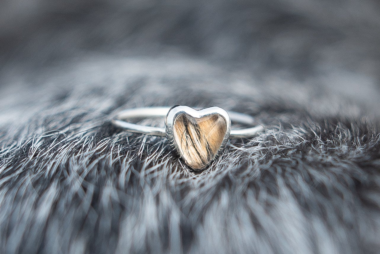 Filigraner Herz Ring