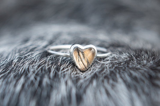 Filigraner Herz Ring