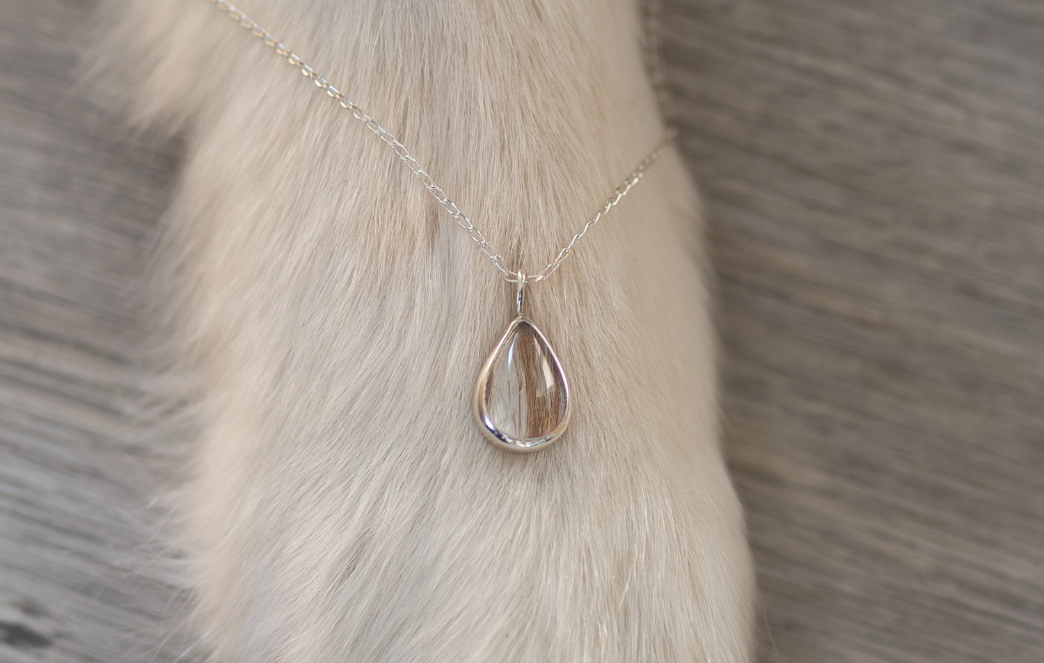 Kettenanhänger Tropfen