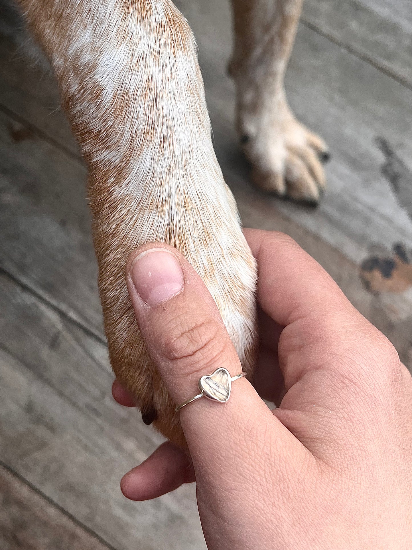 Filigraner Herz Ring